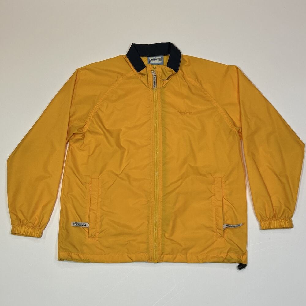 Vintage Pendleton Jacket Womens Size Small Yellow Windbreaker Full Zip Outdoor